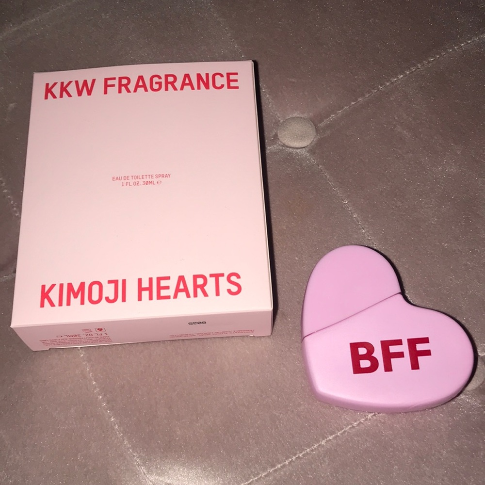 KKW Fragrance kimoji hearts BFF